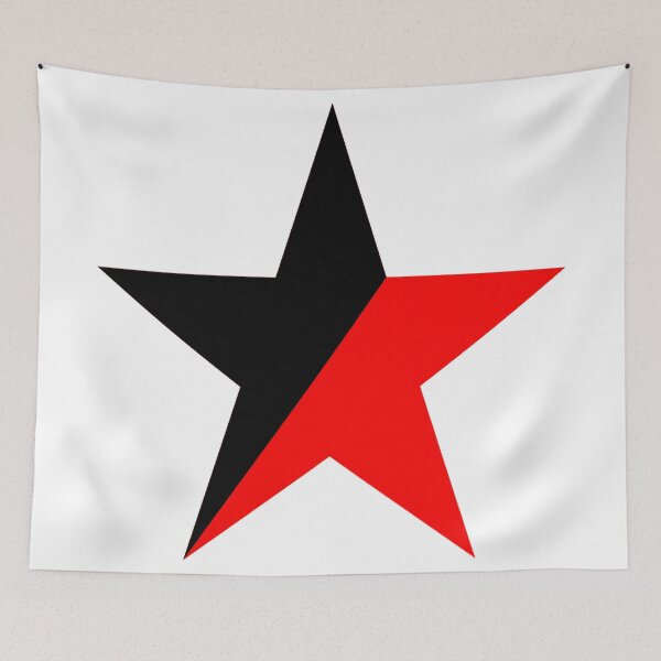Item preview, Anarcho-communist star designed and sold by puppygirlthing69.