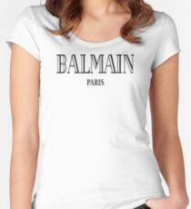 balmain Women's Fitted Scoop T-Shirt