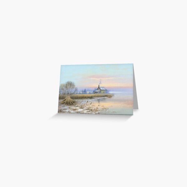 Reed Cutters Cottage Greeting Card
