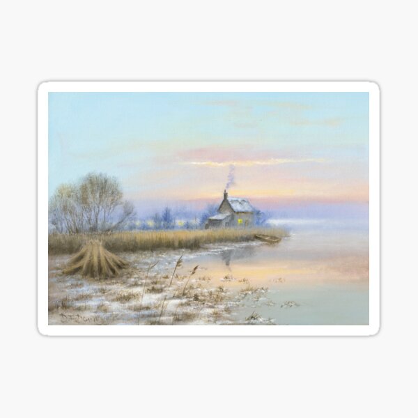 Reed Cutters Cottage Sticker