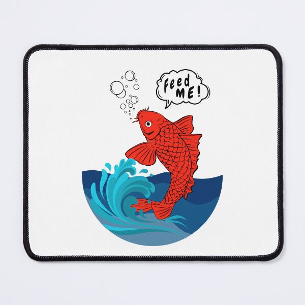 Item preview, Feed Me Koi Fish in a Bowl designed and sold by Koiartsandus.