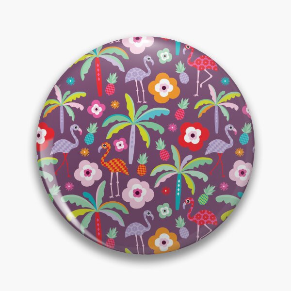 Artikelvorschau, Flamingo Paradise - Plum entworfen und verkauft von Rainbows Galore.