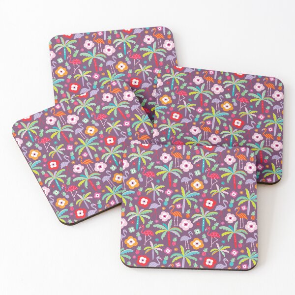 Artikelvorschau, Flamingo Paradise - Plum entworfen und verkauft von Rainbows Galore.