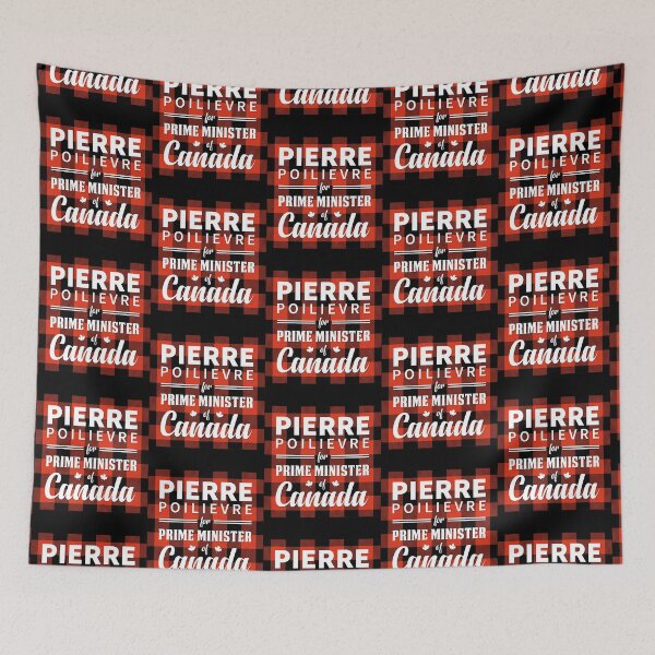 Item preview, Pierre Poilievre for Prime Minister of Canada Red Lumberjack Plaid designed and sold by FreedomAppared.