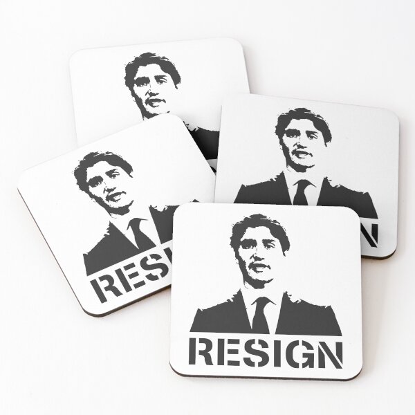 Artikelvorschau, RÜCKTRITT Justin Trudeau Must Go Black Stencil Street Art Style entworfen und verkauft von FreedomAppared.