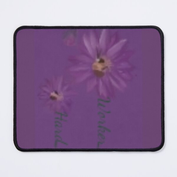 Item preview, Purple Flowers Hard Worker Bees designed and sold by IvaRenee.