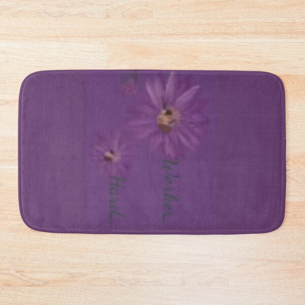 Item preview, Purple Flowers Hard Worker Bees designed and sold by IvaRenee.