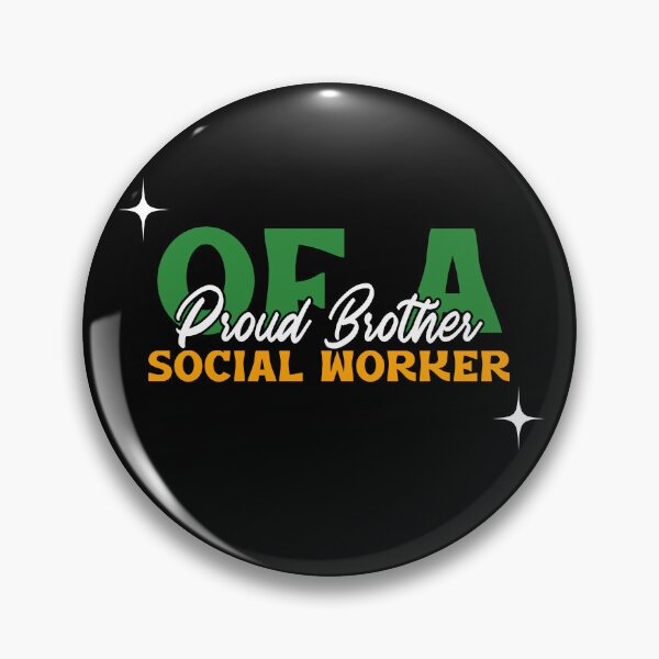Aperçu de l'œuvre Fier frère d'un travailleur social créée et vendue par SocialWorkGift.