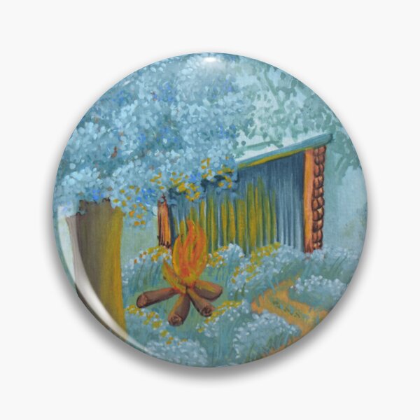 Item preview, The oak hut no. 7 - Secret garden - Gouache painting designed and sold by WanderingGraha.