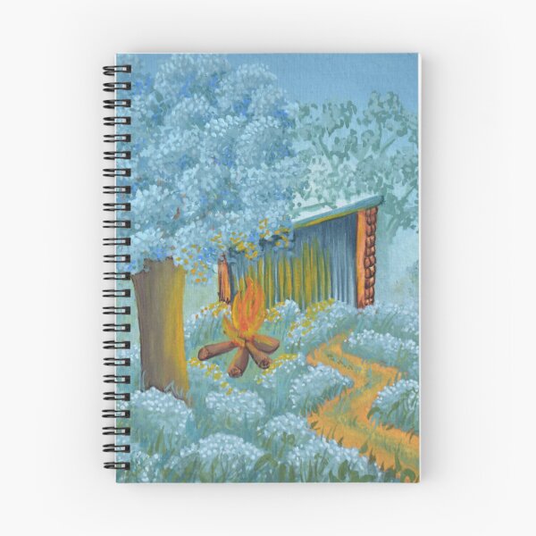 Item preview, The oak hut no. 7 - Secret garden - Gouache painting designed and sold by WanderingGraha.