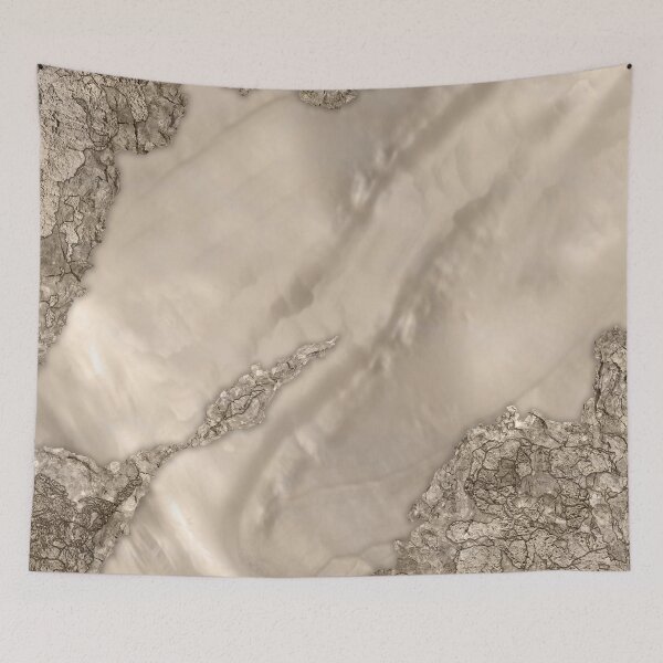 Item preview, Platinum Pearl Mixed media abstract designed and sold by k9printart.