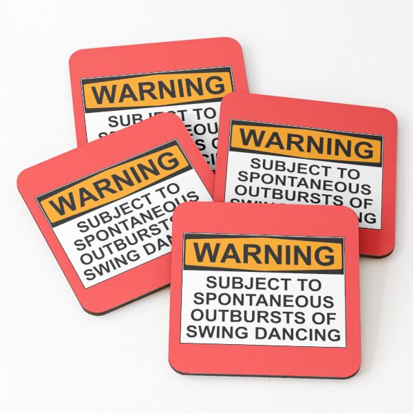 Item preview, WARNING: SUBJECT TO SPONTANEOUS OUTBURSTS OF SWING DANCING designed and sold by Bundjum.