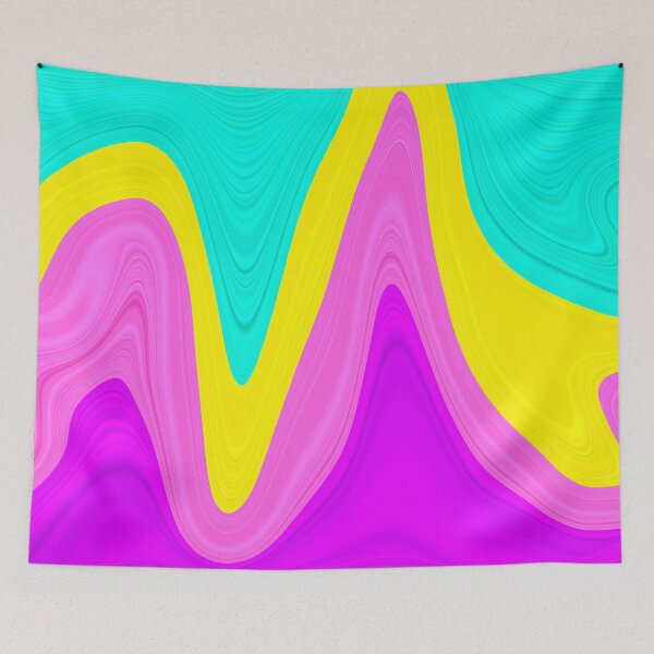 Item preview, Abstract creative rainbow liquid fluid designed and sold by Emotionville.