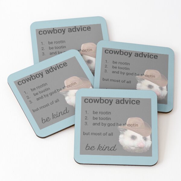 Item preview, cowboy advice designed and sold by BreannaKi.