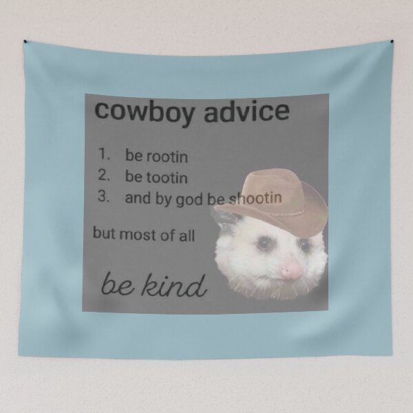 Item preview, cowboy advice designed and sold by BreannaKi.