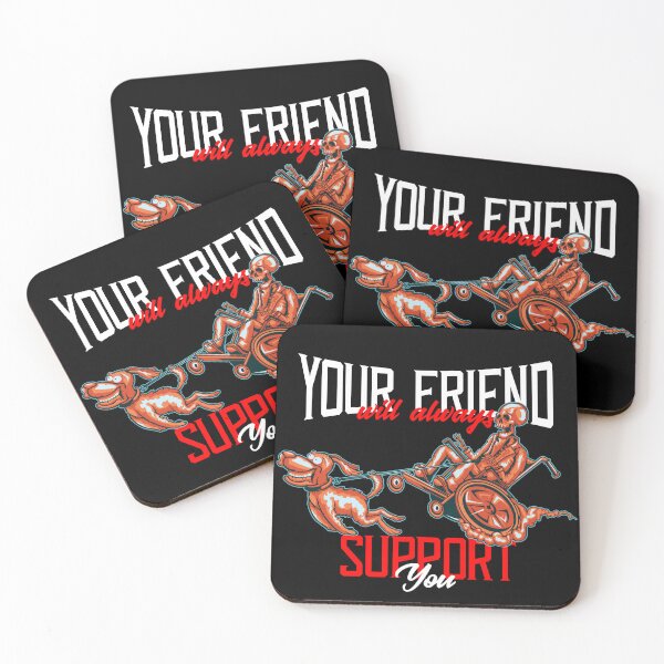Item preview, Skeleton With Dog Your Friends Will Always Support You designed and sold by Uvi-Pro.