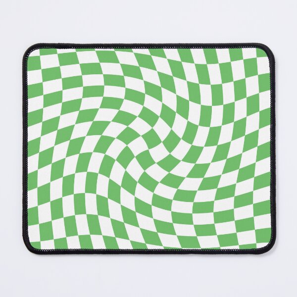 Item preview, Twisted Checkerboard - Green and White designed and sold by Ayoub14.