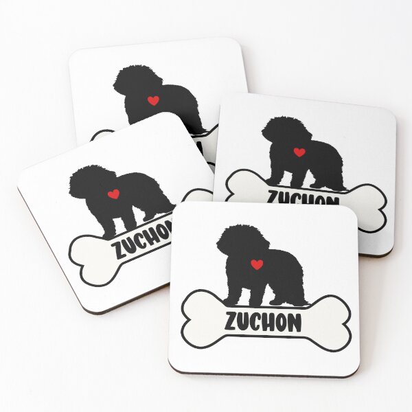 Item preview, I Love My Zuchon, Bichon Frise Shih Tzu Cross designed and sold by MajesticTree.