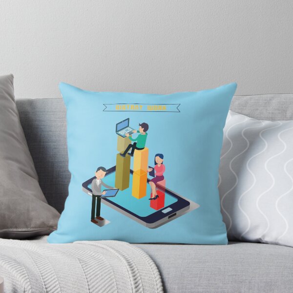 Item preview, Distant Work. Team Work. Modern Technology. Remote Work. Isometric People. Isometric Concept. Man with Laptop. Woman with Tablet. Man with Tablet. designed and sold by ivector.