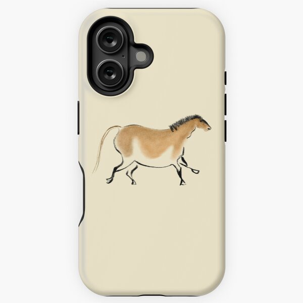 Aperçu de l'œuvre Peinture rupestre de cheval de la grotte de Lascaux créée et vendue par archbestos.