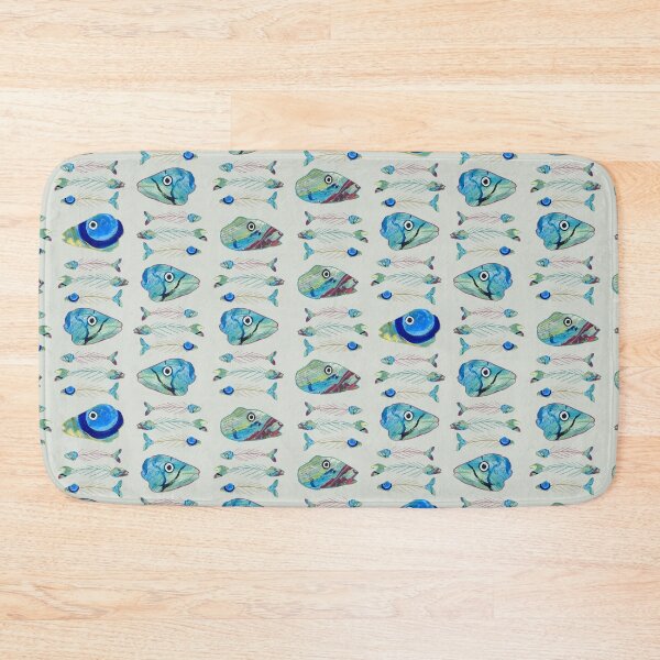 Item preview, Fish Heads Grey designed and sold by Lindyjo.