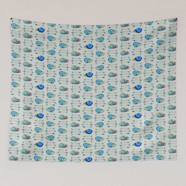 Item preview, Fish Heads Grey designed and sold by Lindyjo.