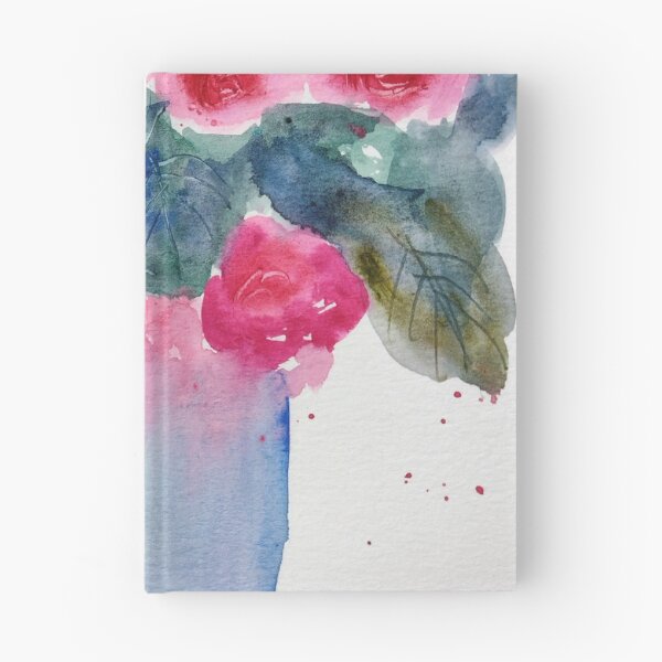 Artikelvorschau, Vase mit rosa Blumen entworfen und verkauft von Infusedwithcolour.
