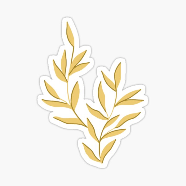 Item preview, gold leaves designed and sold by flowerheadria.