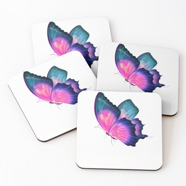 Item preview, blue butterfly art designed and sold by Fit On.