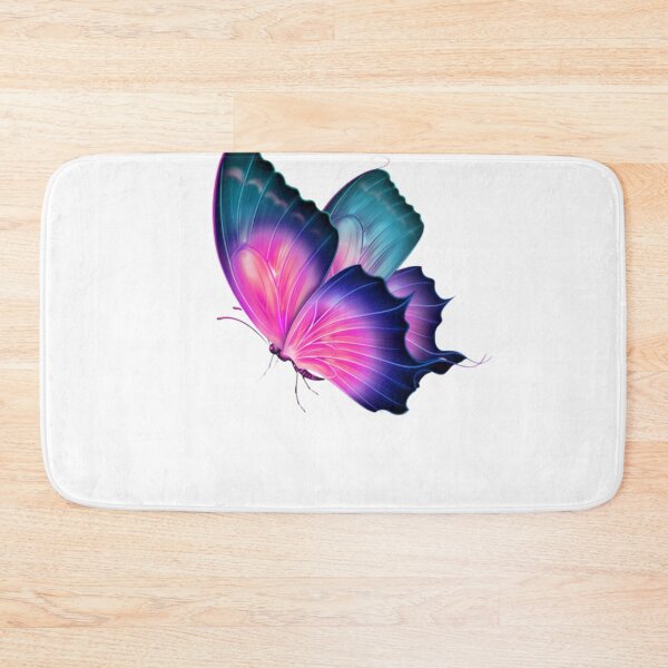 Item preview, blue butterfly art designed and sold by Fit On.