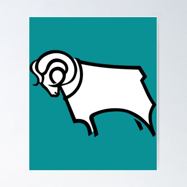Item preview, Derby County FC logo - panel Split  designed and sold by FatmaHeard.