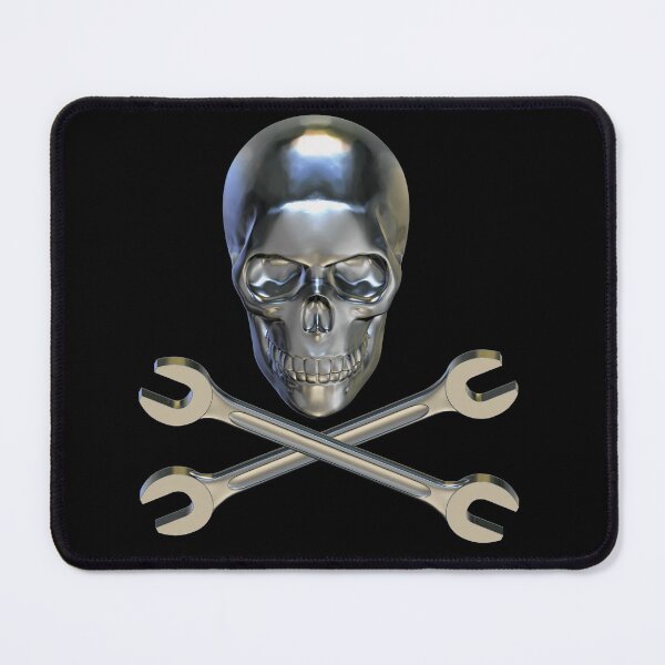 Item preview, super shiny spanner skull designed and sold by snuurg.