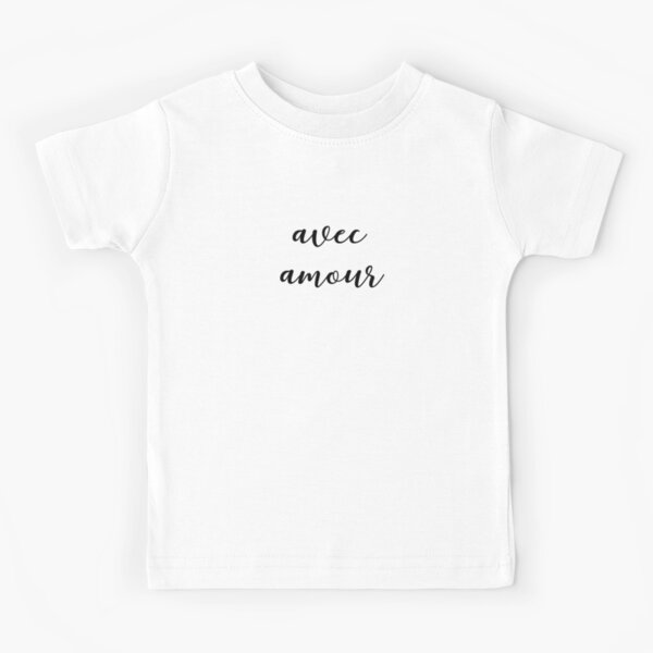 Avec Amour Kids T-Shirt