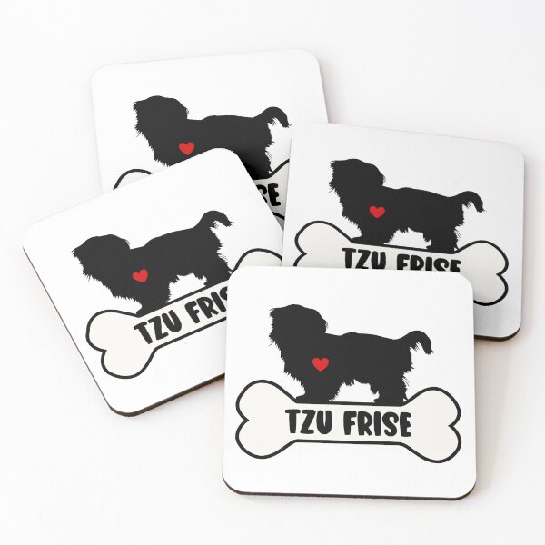 Item preview, I Love My Tzu Frise, Bichon Frise Shih Tzu Cross designed and sold by MajesticTree.