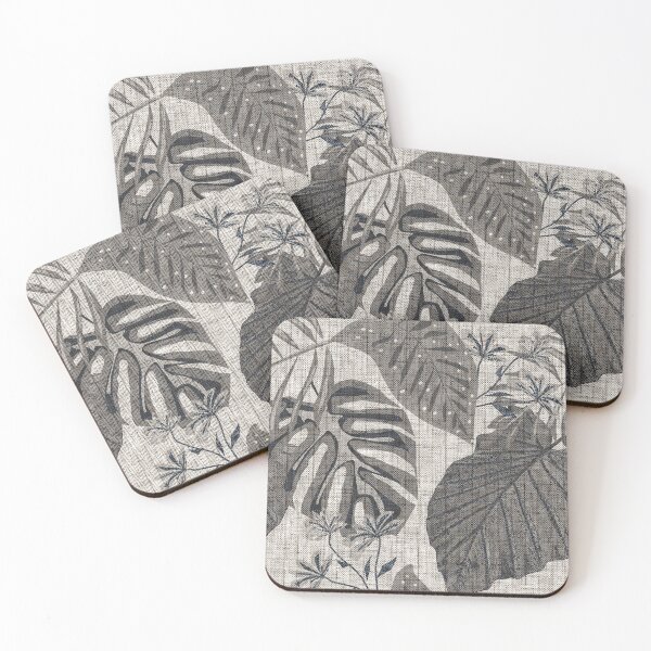 Item preview, Beige-brown textured tropical pattern. designed and sold by marinaklykva.