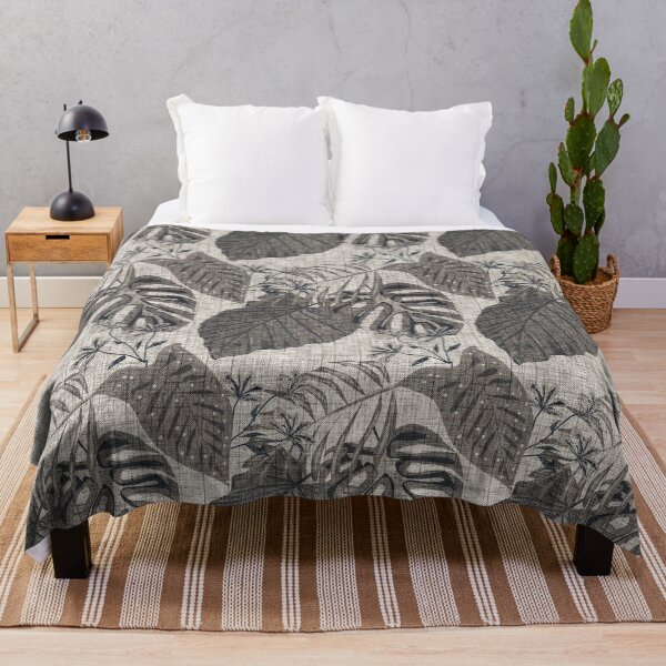 Item preview, Beige-brown textured tropical pattern. designed and sold by marinaklykva.