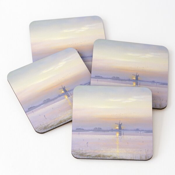 Item preview, Setting Sun at Breydon Water designed and sold by Norfolk Broads Art.