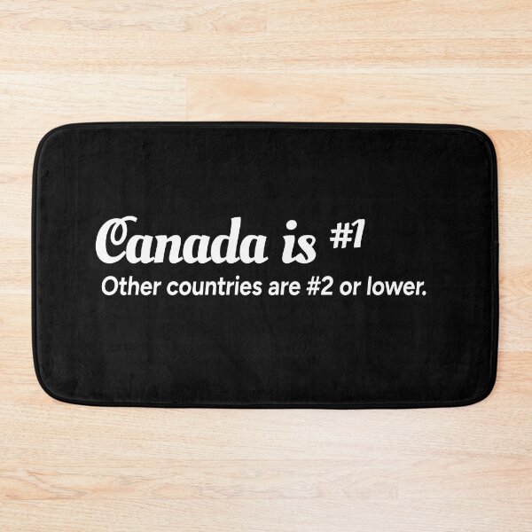 Item preview, Canada is number 1. Other countries are number 2 or lower. designed and sold by redacteddesign.