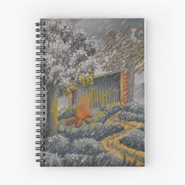 Item preview, The oak hut no. 8 - Secret garden - Gouache painting designed and sold by WanderingGraha.