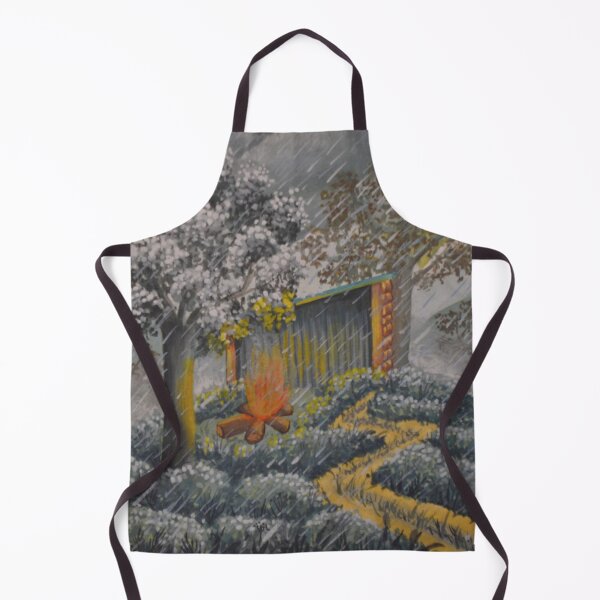 Item preview, The oak hut no. 8 - Secret garden - Gouache painting designed and sold by WanderingGraha.