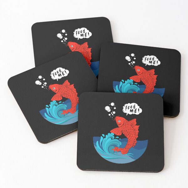 Item preview, Feed Me | Koi Fish in a Bowl designed and sold by Koiartsandus.