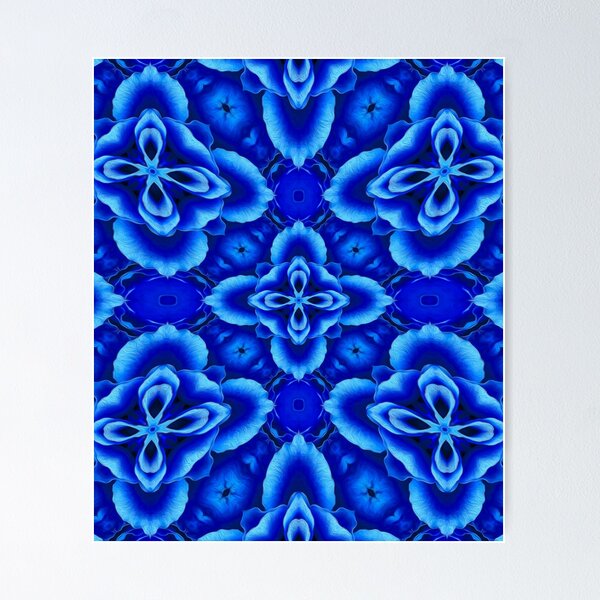 Item preview, Unique Blue Rose Pattern designed and sold by Patternflower.