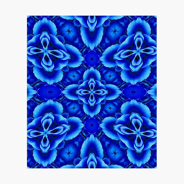 Item preview, Unique Blue Rose Pattern designed and sold by Patternflower.