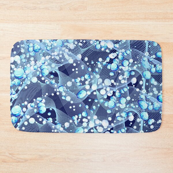 Item preview, Shiny Abstract Blue Flow Art designed and sold by chahakisha.