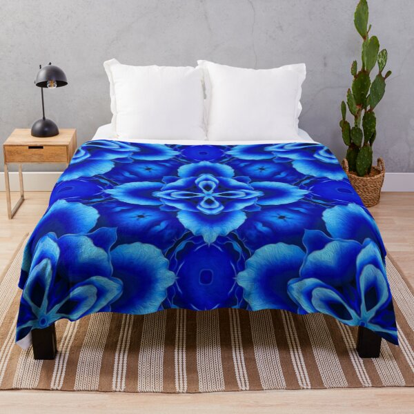Item preview, Unique Blue Rose Pattern designed and sold by Patternflower.