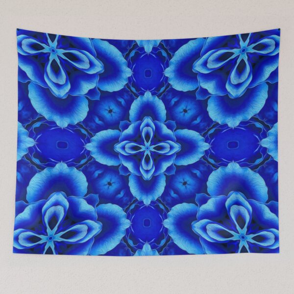 Item preview, Unique Blue Rose Pattern designed and sold by Patternflower.