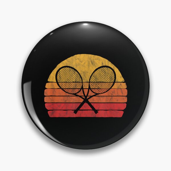 Item preview, Crossed Tennis Racquets Retro 80s Sun Vintage Graphic designed and sold by CVSportsh.