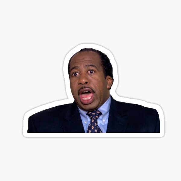 Stanley Hudson Sticker TV Show Stanley Hudson Decal the Office TV