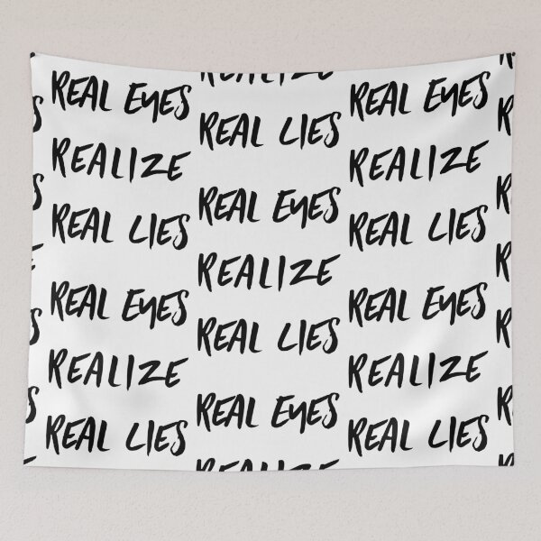 Item preview, Real Eyes Realize Real Lies - Black designed and sold by Ross Jones.