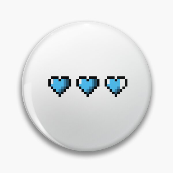 Item preview, .....Pixel Video Game Life Bar (Blue) designed and sold by pixel-chick.